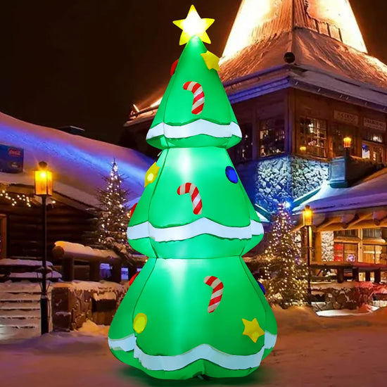 Bring Holiday Magic Home with the FunPuff Inflatable Christmas Tree