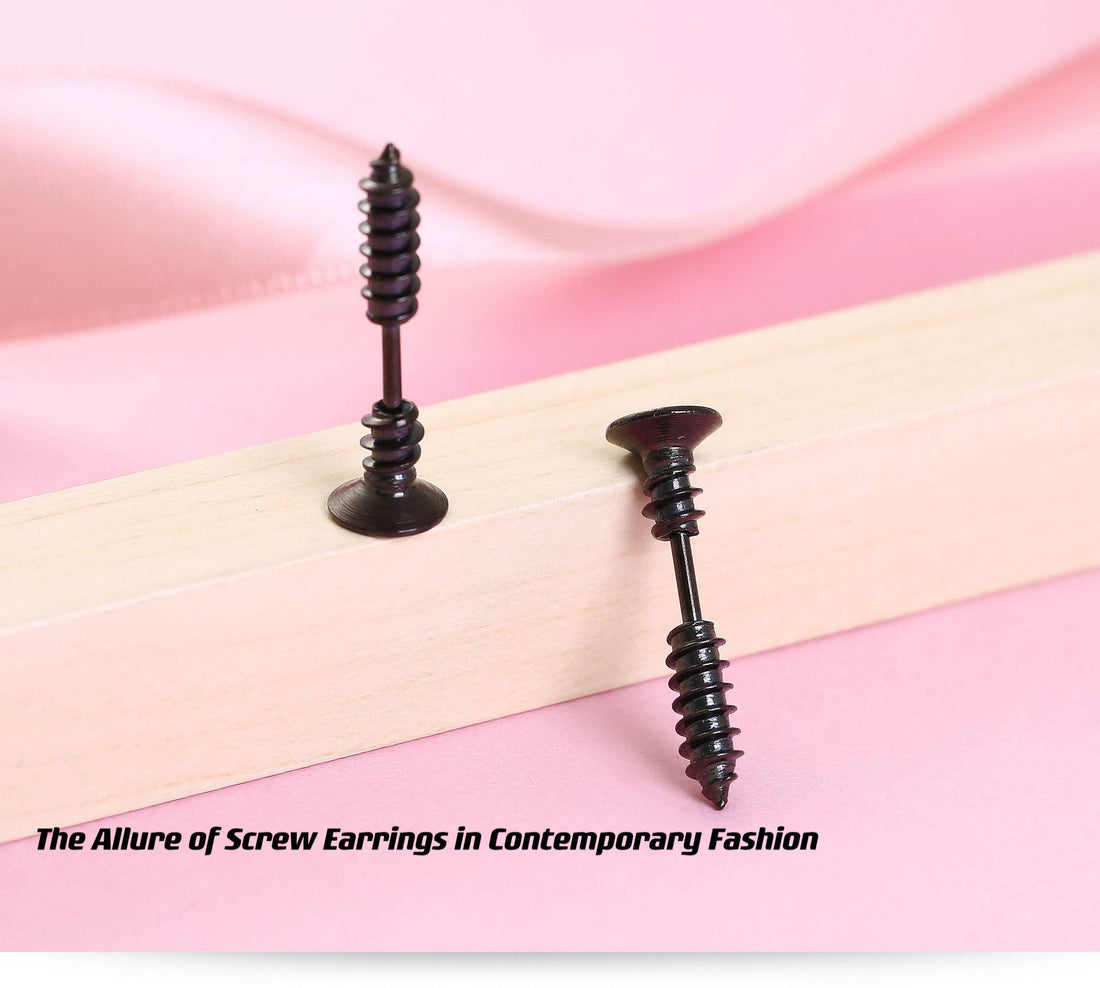 The Allure of Screw Earrings in Contemporary Fashion ---- OranEden