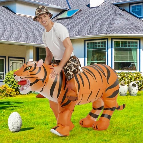 Unleash Your Wild Side: The Ultimate FunPuff Inflatable Tiger Costume