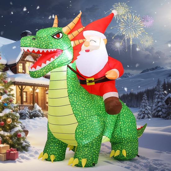 Santa Airplane Inflatable: Let Your Yard Take Off for Christmas!