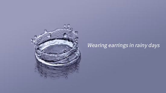 Wearing earrings in rainy days-OranEden