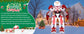 6.5 FT Tall Christmas Mechanical Armor Warrior Snowman Outdoor Large Inflatable Model