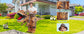 Inflatable Dinosaur Costume Adults Halloween Party Blow up T Rex Outfit, Lightweight & Flexible for Cosplay, Parades