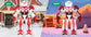 6.5 FT Tall Christmas Mechanical Armor Warrior Snowman Outdoor Large Inflatable Model