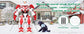6.5 FT Tall Christmas Mechanical Armor Warrior Snowman Outdoor Large Inflatable Model