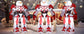 6.5 FT Tall Christmas Mechanical Armor Warrior Snowman Outdoor Large Inflatable Model