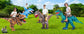 Inflatable Dinosaur Costume Adults Halloween Party Blow up T Rex Outfit, Lightweight & Flexible for Cosplay, Parades