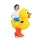 Kids Inflatable Yellow Duck Costume Cute Blow-up Halloween Party Decorations for Funerals