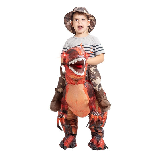 Inflatable Dinosaur Costume for Kids Halloween Costumes Boys Girls Funny Blow up Costume for Halloween Party Cosplay