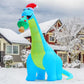 10FT Dinosaur Eats Christmas Tree Festive Party Decoration with Unique Design