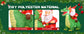 7.2 FT Christmas Inflatable Santa Riding Dinosaur Hot Sale Blow up Santa Claus Outdoor Christmas Decorations with Built-in LEDs