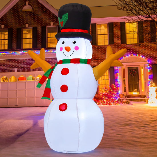 5 FT Christmas Snowman Inflatable Decoration Blow Up Snowman Outdoor Christmas Yard Decoration with Branch Hand Blow Up Holiday Indoor Outdoor Party Garden Yard Decoration Visit the GOOSH Store 4.4 4.4 out of 5 stars   (3,684)