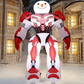 6.5 FT Tall Christmas Mechanical Armor Warrior Snowman Outdoor Large Inflatable Model