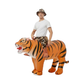 Adult Halloween Inflatable Tiger Costume Funny Blow-up Cosplay for Men and Women for Party Decorations