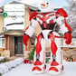 6.5 FT Tall Christmas Mechanical Armor Warrior Snowman Outdoor Large Inflatable Model