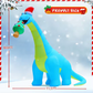 10FT Dinosaur Eats Christmas Tree Festive Party Decoration with Unique Design