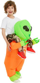 Funny Alien Inflatable Costume for Kids PVC Material for Boys and Girls Halloween Fancy Party Cosplay
