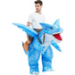 Inflatable Dinosaur Costume for Adult Halloween Costume Women Man Funny Blow up Costume for Halloween Party Cosplay