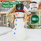 4 FT Christmas Inflatables Snowman Outdoor Decorations Blow Up Yard Decoration with LED Lights