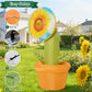 5.5 FT Spring Inflatable Sunflower Outdoor Decoration, Head-Wagging Flowers with LED Lights for Spring Yard Garden Lawn