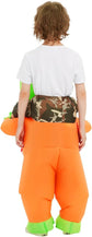 Funny Alien Inflatable Costume for Kids PVC Material for Boys and Girls Halloween Fancy Party Cosplay