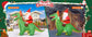 7.2 FT Christmas Inflatable Santa Riding Dinosaur Hot Sale Blow up Santa Claus Outdoor Christmas Decorations with Built-in LEDs