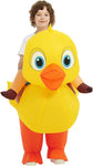 Kids Inflatable Yellow Duck Costume Cute Blow-up Halloween Party Decorations for Funerals
