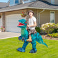 Inflatable Dinosaur Costume for Adult Halloween Costume Women Man Funny Blow up Costume for Halloween Party Cosplay
