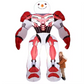 6.5 FT Tall Christmas Mechanical Armor Warrior Snowman Outdoor Large Inflatable Model