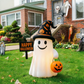 FunPuff Halloween Inflatable Ghost with Glowing Lights
