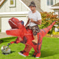 OranEden PVC Inflatable Dinosaur Costume for Adults Funny Blow-up Women/Man Halloween Fancy Party Cosplay for Halloween