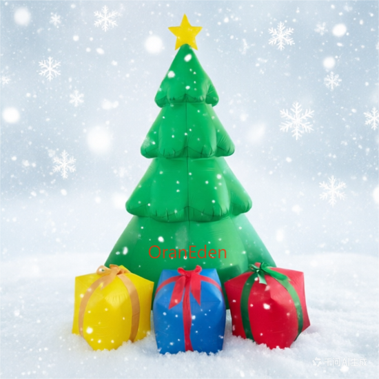 OranEden LED Lights Toy Tree Inflatable Hot Selling Factory Price Blow-up Party Present Christmas Toys