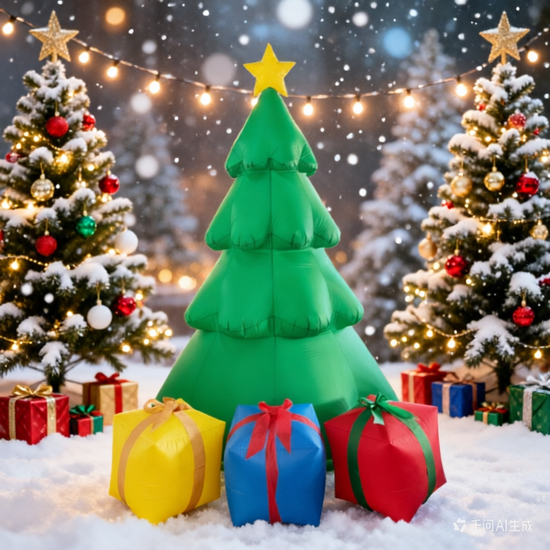 OranEden LED Lights Toy Tree Inflatable Hot Selling Factory Price Blow-up Party Present Christmas Toys