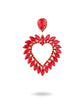 Wavi Heart Sparkling Earrings