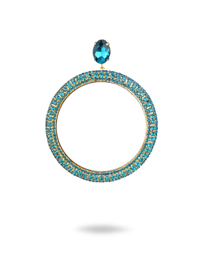 Energy Circle Huge Hoop Earrings