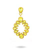 Sunflower Waterdrop Sparkle Earrings