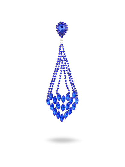 Codi Drop Crystal Earrings  (7 / PACK)