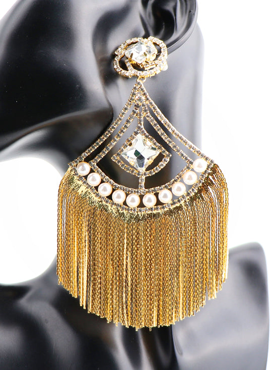 Vroom Huge Tassel Earrings