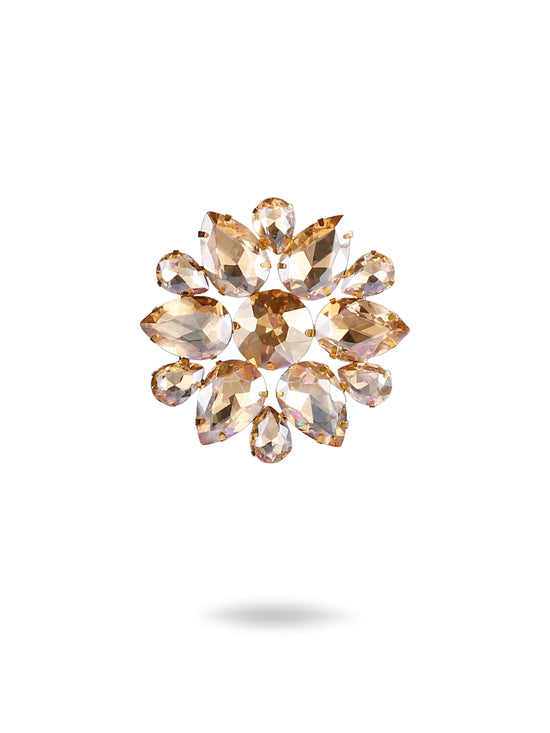 Sparkling Positivity Rhinestones Ring
