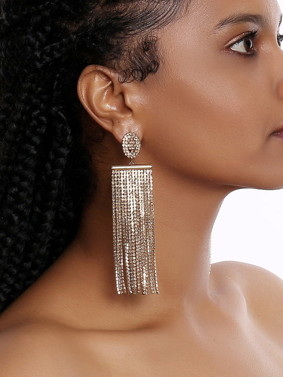 Divine Protection Evil Eye Big Tassel Earrings