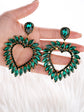 Wavi Heart Sparkling Earrings