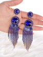 Scorching Sun Dangling Tassel Earrings (7 / PACK)