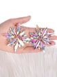 Flare Star Sparkling Earrings