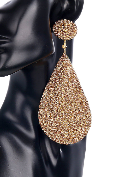 Big Shell Sparkle Earrings  (7 / PACK)