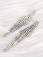 Cypress Leaves Crystal Fringe Earrings (7 / PACK)
