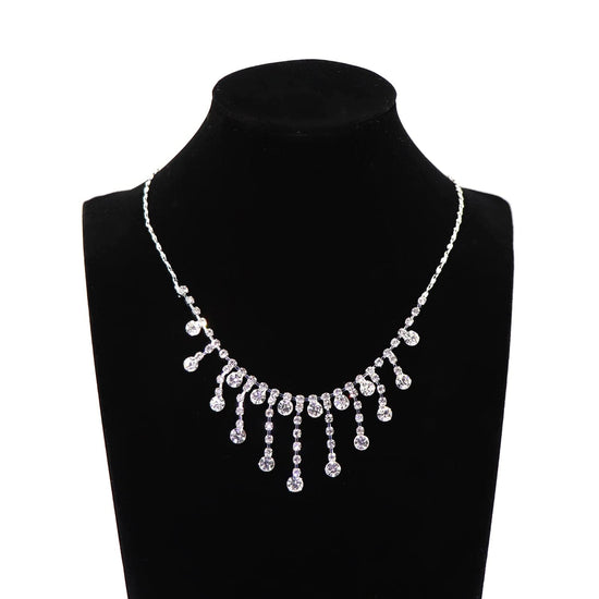 Rhinestone Decor Choker Necklace