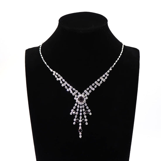 Rhinestone Charm Necklace (7 / PACK)