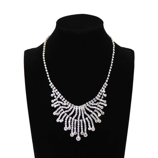 Rhinestone Decor Necklace (7 / PACK)