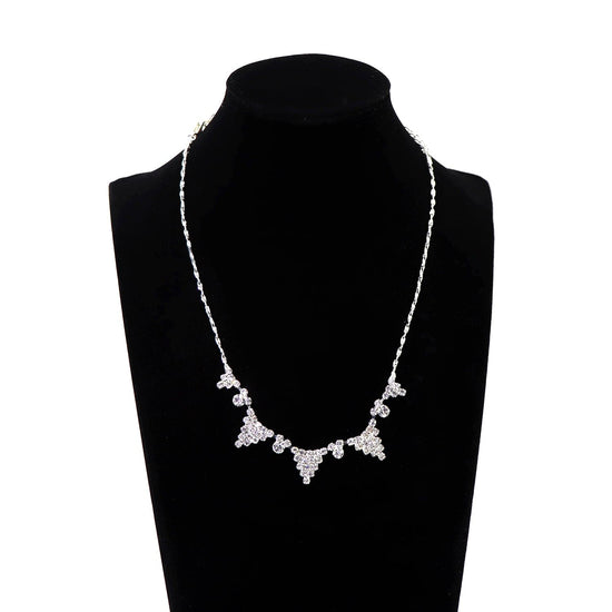 Rhinestone Triangle Necklace