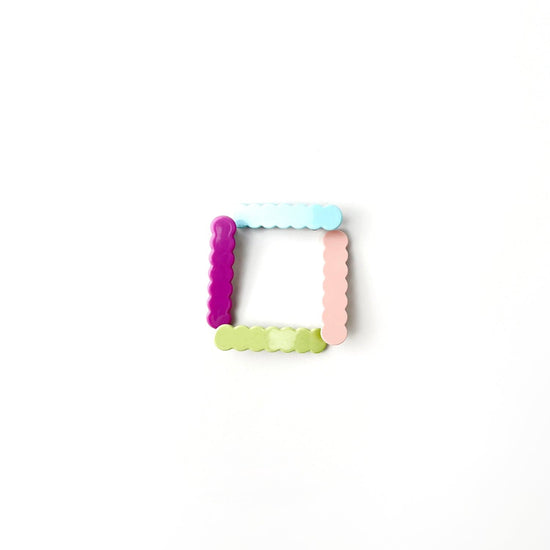 Candy Color Wave Clip  (7 / PACK)
